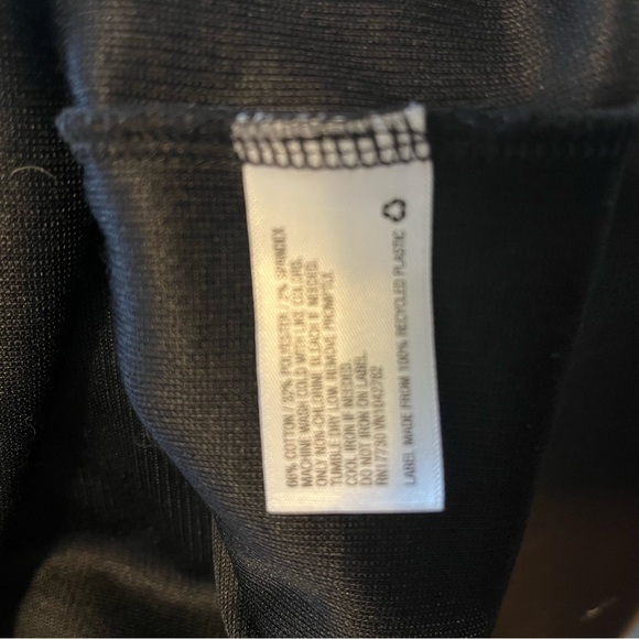 Black Ribbed Mock Tank Top - Picture 3 of 3